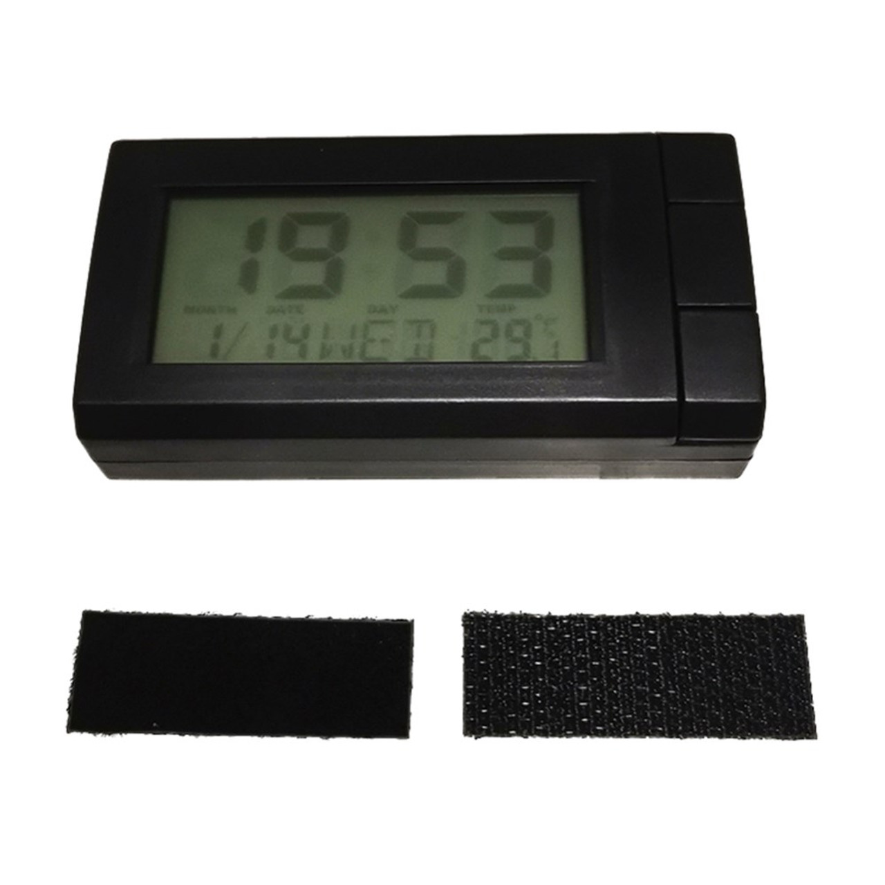 Ct66 Car Thermometer Clock Digital Clock Mini Auto Watch