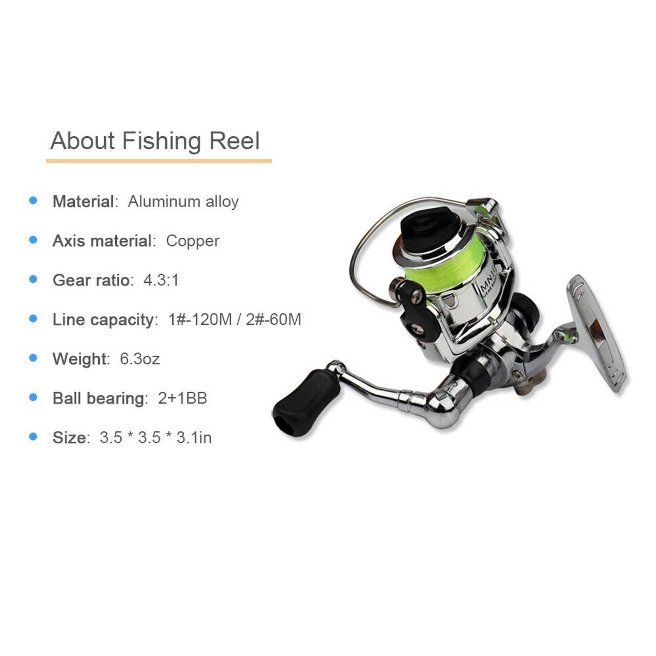 LEO Pen Type Fishing Rod & Spinning Wheel Fishing Reel Portable Pocket  Fishing Gear(H8022R Red)