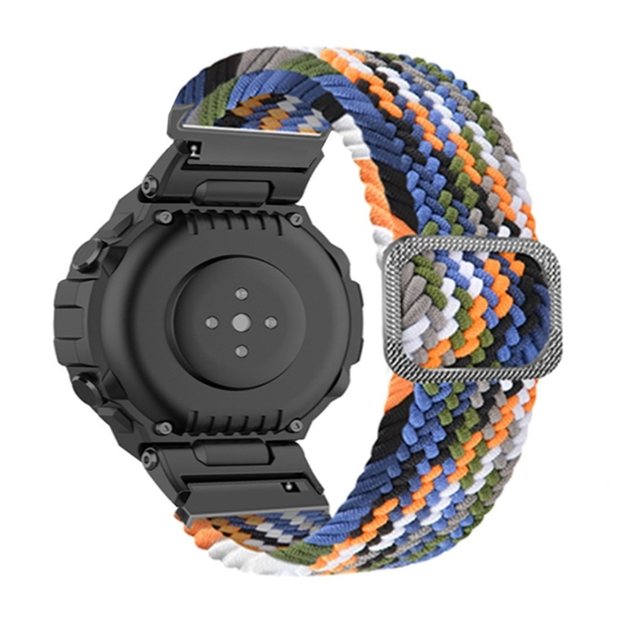 For Huami Amazfit T-rex / T-rex Pro / Ares Adjustable Watch Strap Flexible  Nylon Bracelet Smart Watch Breathable Band For Women / Men - Black