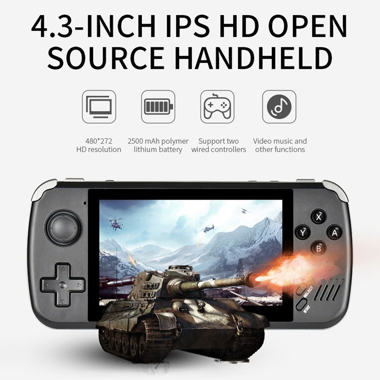 X50 Max HD Screen Handheld Game Console Set 5.1 Inch