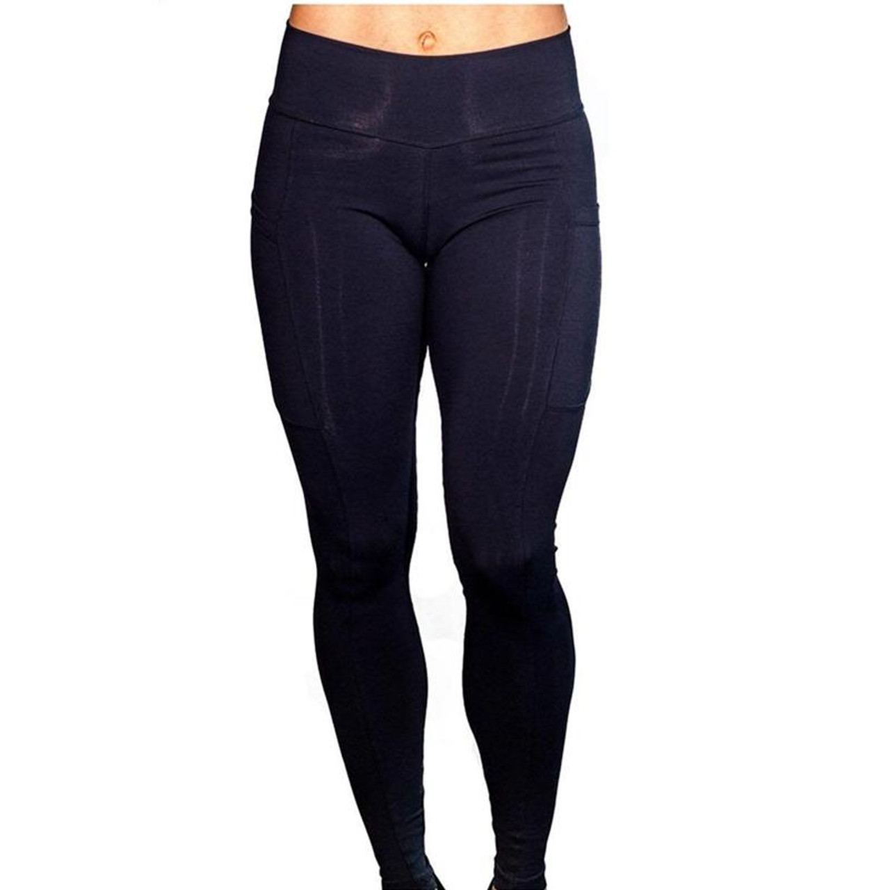 Yoga Pants With Pockets Women Sport Leggings Jogging Workout Running  Leggings Stretch High Elastic Gym Tights Women Legging XL, Size:XL (Black),  snatcher