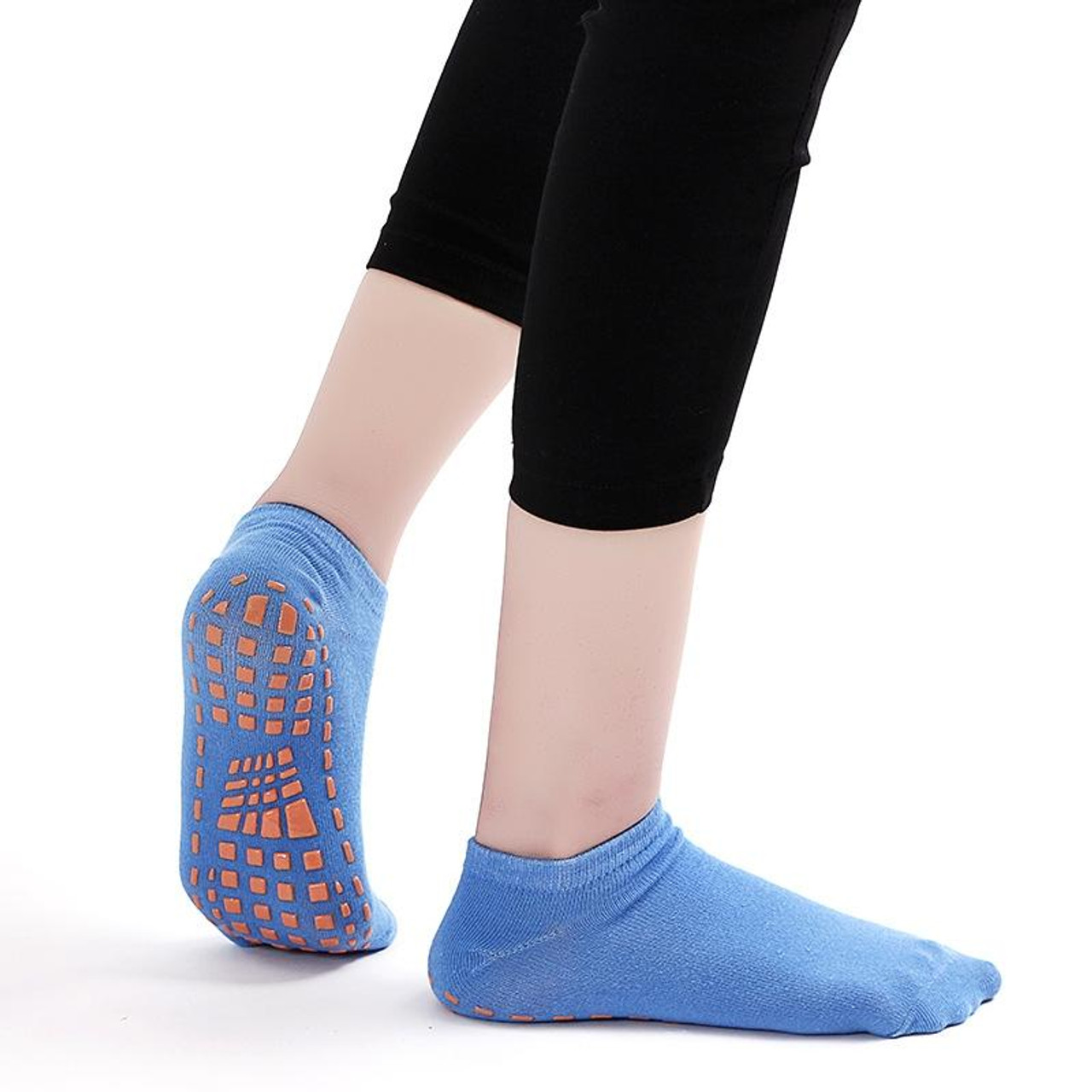 Unisex Cotton Trampoline Thin Trampoline Socks Non-slip Floor Socks