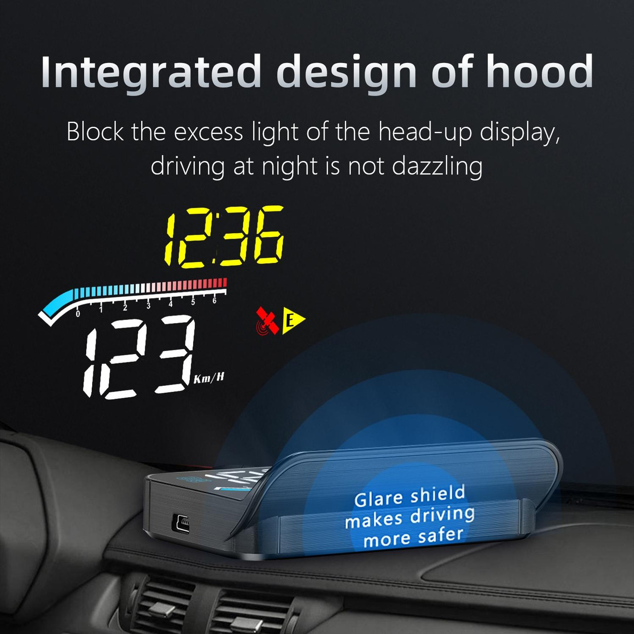M17 Car HUD Head-up Display GPS Speed Meter Car OBD2 Diagnostic Tool,  snatcher