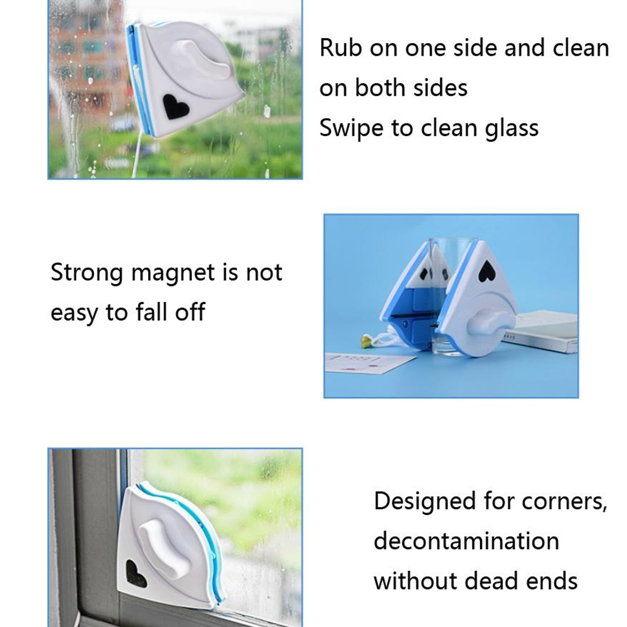 Magnetic Double Sided Window Cleaner - Snatcher