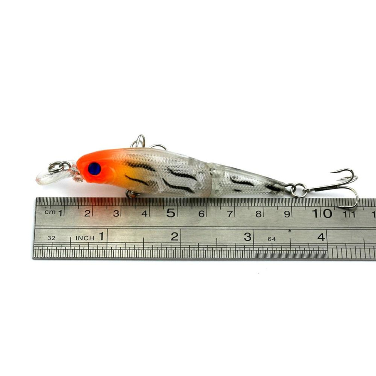 3 PCS HENGJIA SO068 Submerged Crab Hook Anti-hanging Bottom Ice Fishing  Bait, Color: 8cm 19g