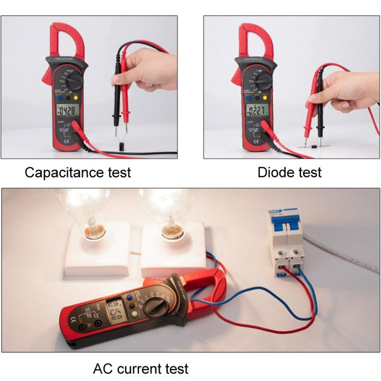 ANENG ST201 AC And DC Digital Clamp Multimeter Voltage And Current