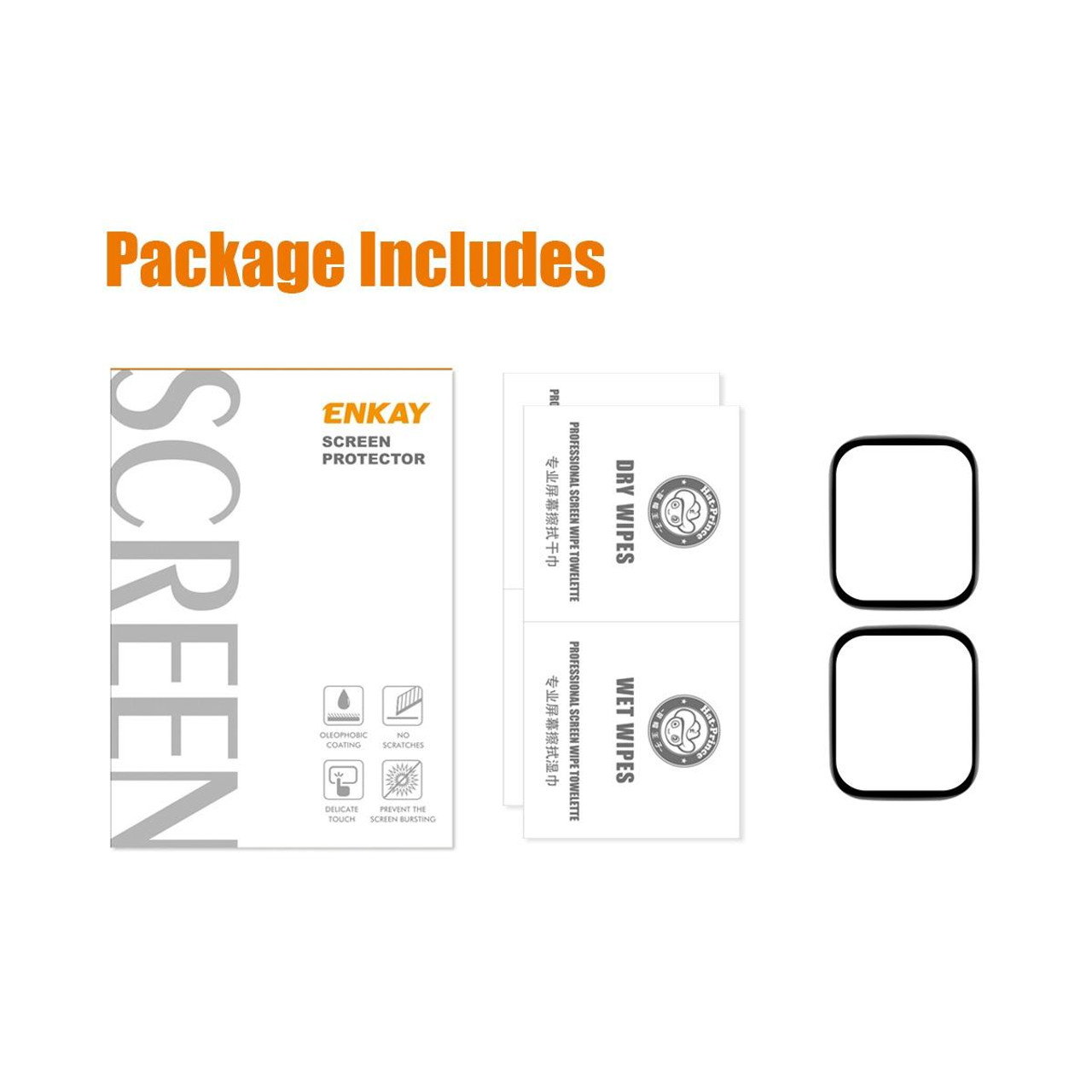 1 PCS For Redmi Watch 3 ENKAY 3D Full Coverage Soft PC Edge + PMMA HD  Screen Protector Film