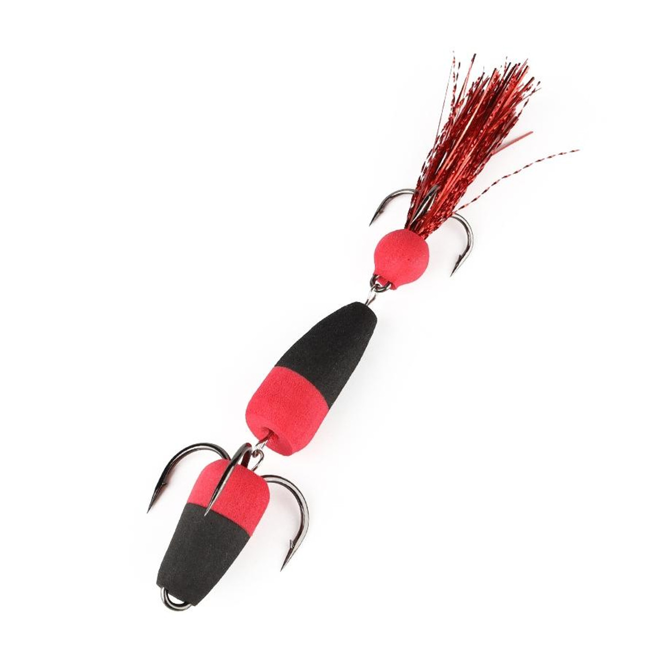 W.P.E PMG-M Foam Hook Soft Worm Bait Three Anchor Hook Fake Lures, Size:  M(02), snatcher