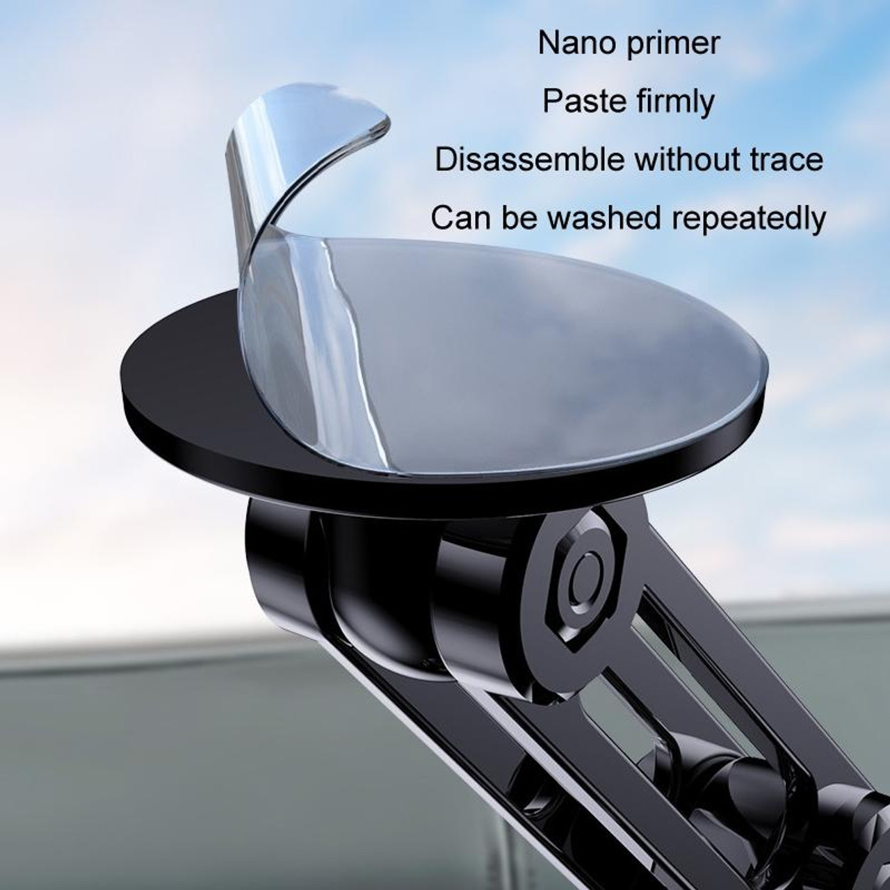 UBA-P1LB Car Flexible Tablet Suction Cup Clamp Holder with Extension Rod &  Remote Control