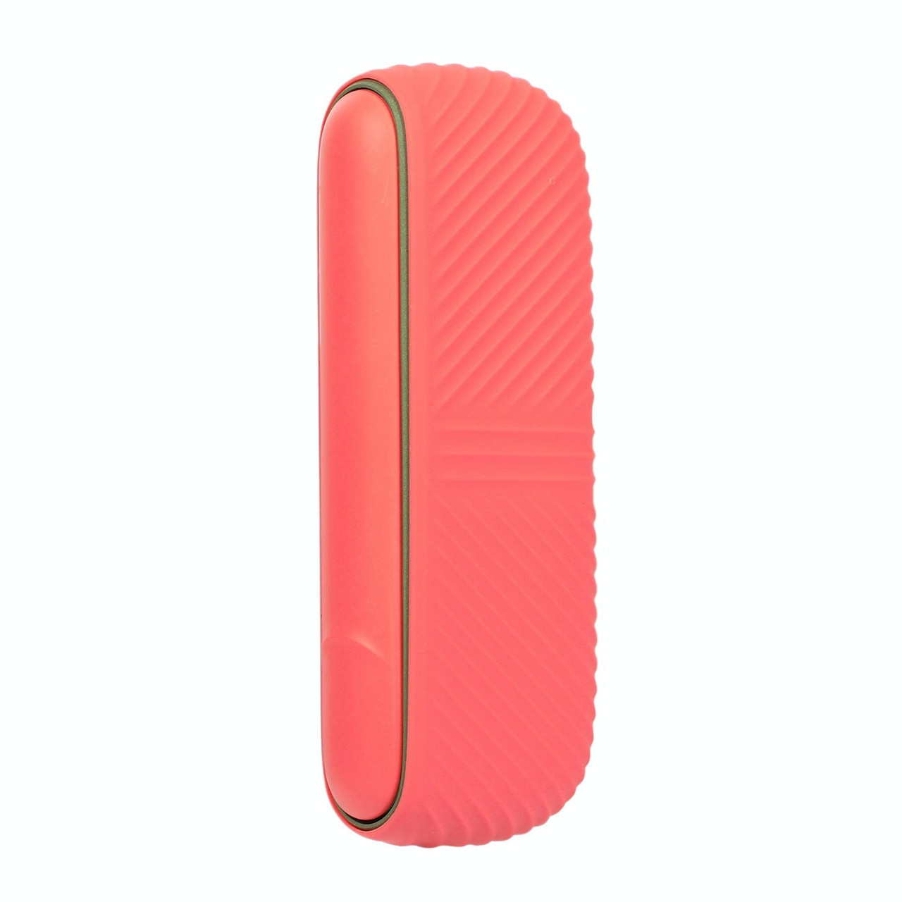 For IQOS ILUMA Silicone Electronic Cigarette Case Charging Compartment With Side  Cover(Orange), snatcher