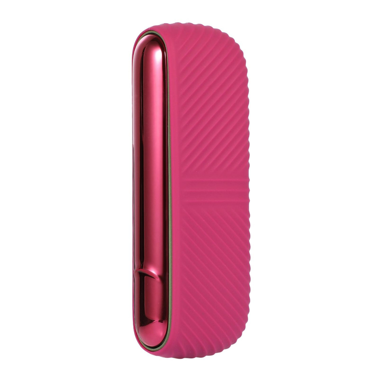 For IQOS ILUMA Silicone Electronic Cigarette Case Charging Compartment With  Side Cover(Rose Red), snatcher