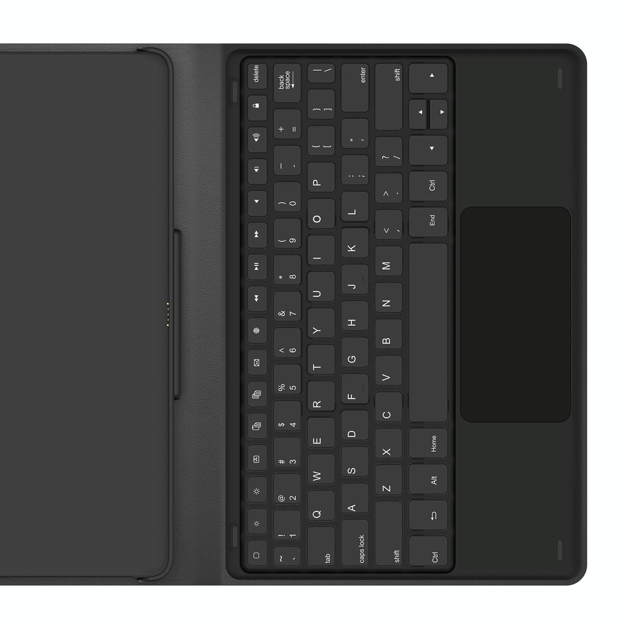 For T30 Pro (WMC1083) DOOGEE Suction Keyboard & Tablet Case(Black)