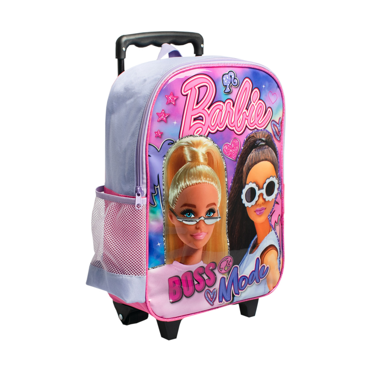 Barbie Rolling Trolley Bag Backpack Wheeled Carry On Luggage Bag or School  Bag | eBay