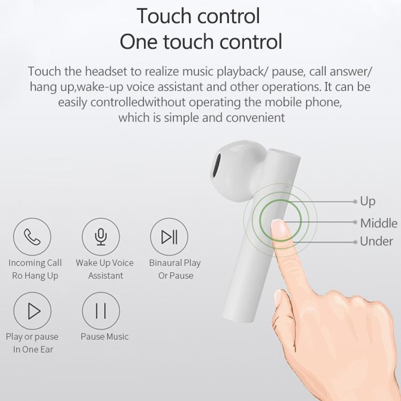 Original Xiaomi Air2 SE TWS Touch Wireless Bluetooth Earphone with