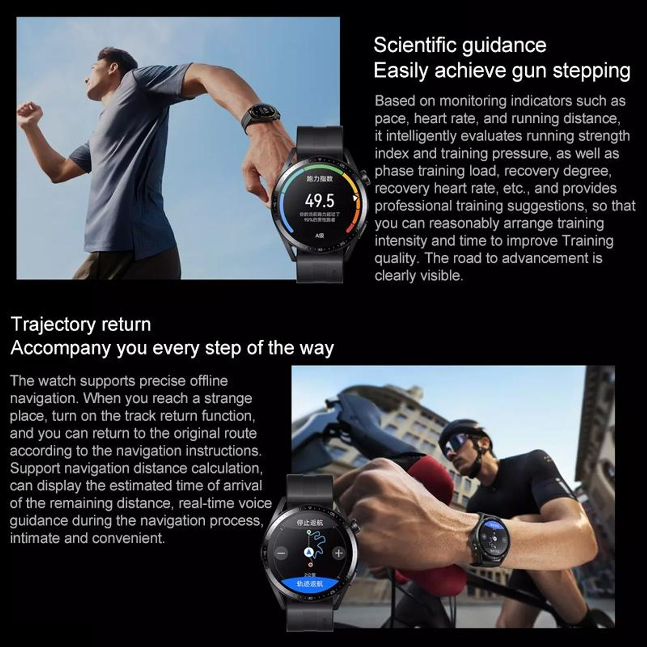 Huawei watch 2 gps on sale navigation