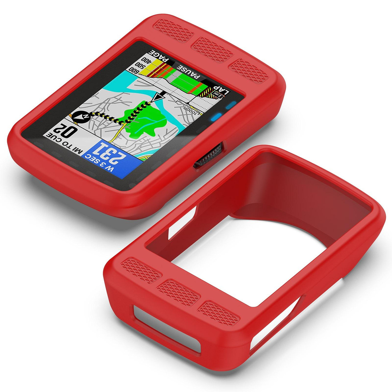 For Wahoo Elemnt Roam WFCC4 Stopwatch Silicone Protective Case(Red