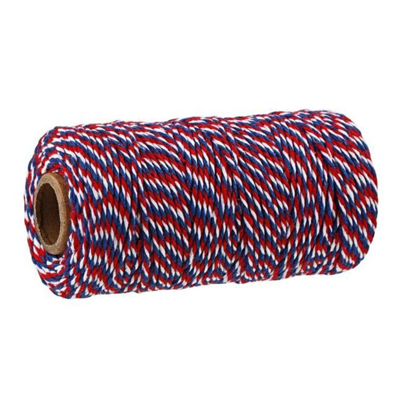Two-color Cotton Thread Handmade DIY Drawstring Gift Box Packing Rope 2mm  Thick (100m / Roll)(20), snatcher