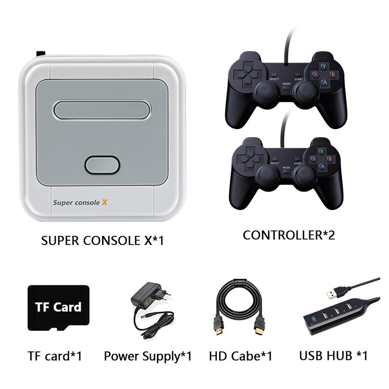 Arcade Box Video Game Console for PS1/DC/N64 50000+Games Game Box Plug and  Play Game Console 4K HD Display Emulator Console