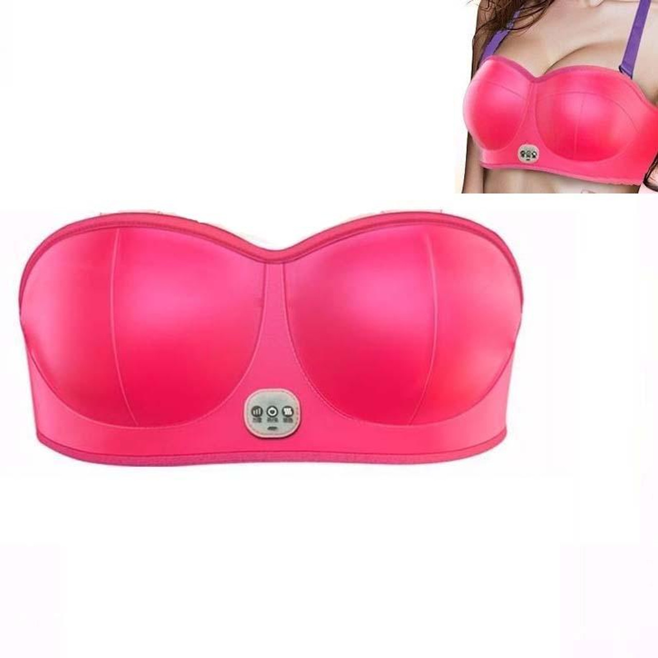 Electric Breast Massage Bra Vibration Chest Massager Growth