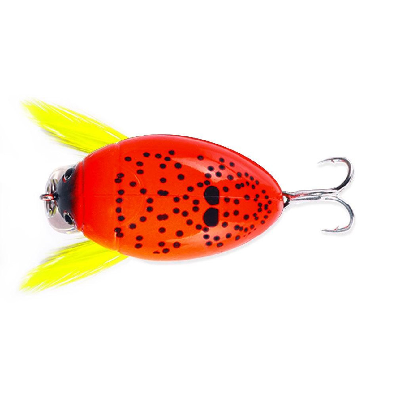 HENGJIA Insect Floating Water Bionic Bait Beetle Water Surface Bass Tap  Fake Bait, Color: 7, snatcher