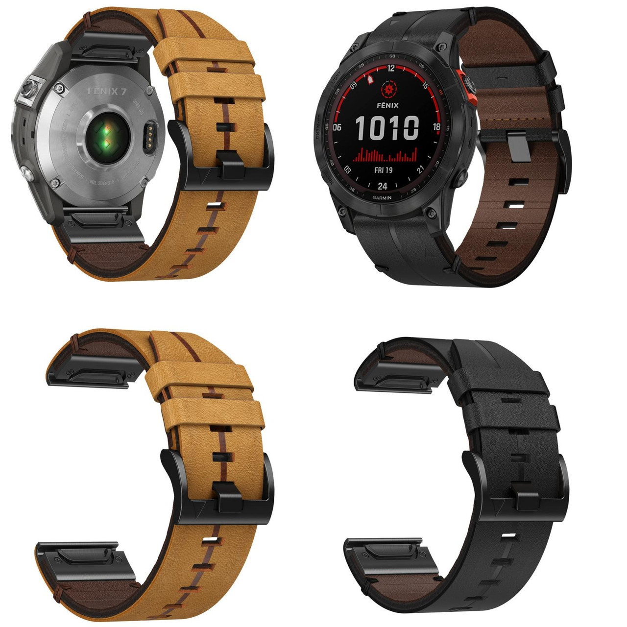 Garmin fenix 5x plus on sale leather