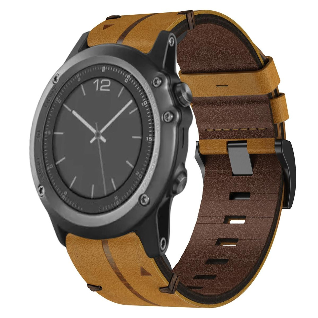 Garmin fenix 3 on sale leather watch band