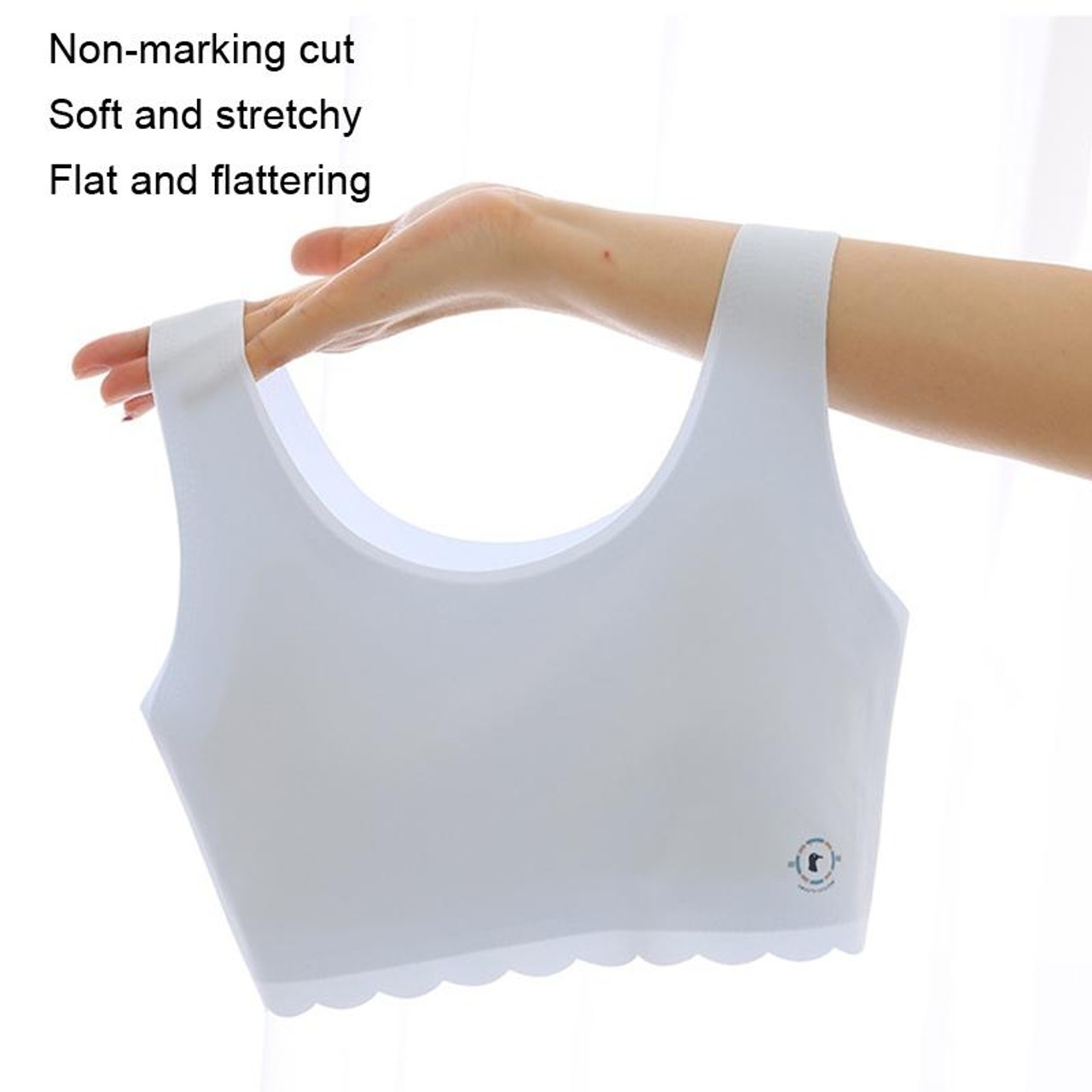 Women Summer Ultra Thin Seamless Ice Silk Bra Lightweight Comfort  Breathable Lifting Cooling Vest Underwear Plus Size