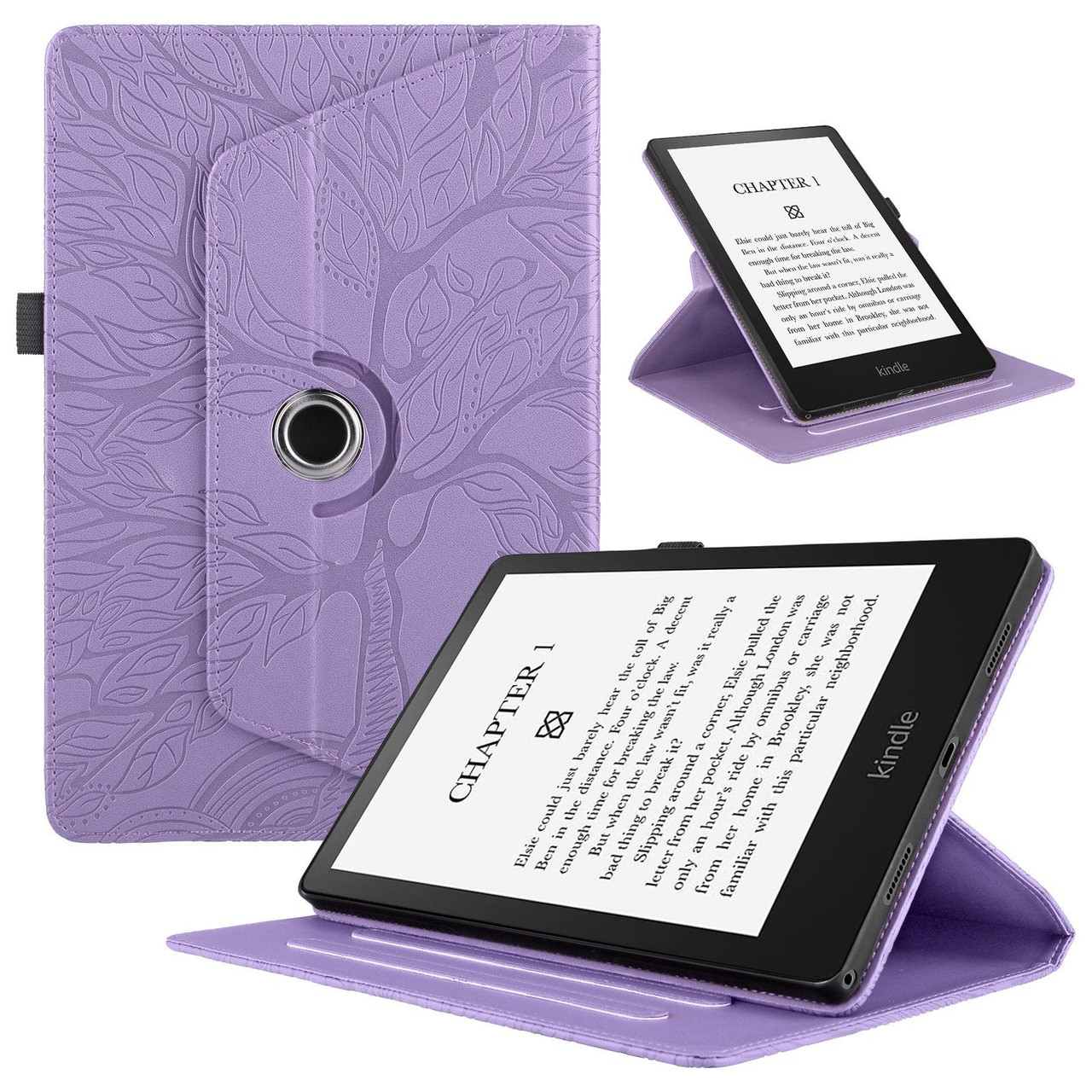 Leather Cover for Kindle e-Readers, Tree of Life