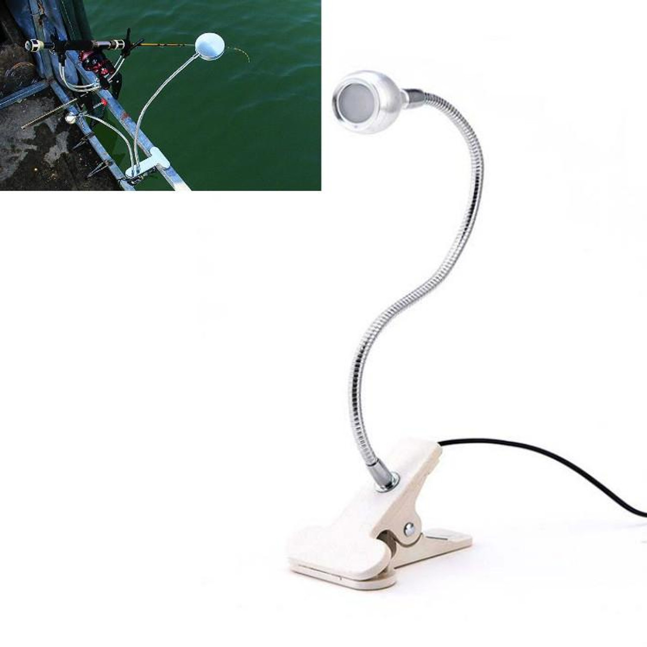 Raft Fishing Lights Night Fishing LED Lure Lights Pull Bait Lights