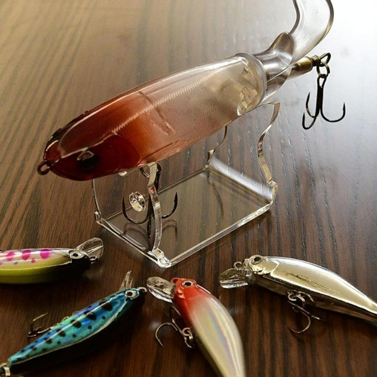 YX061 4pcs/Set Fishing Lure Display Stands, snatcher