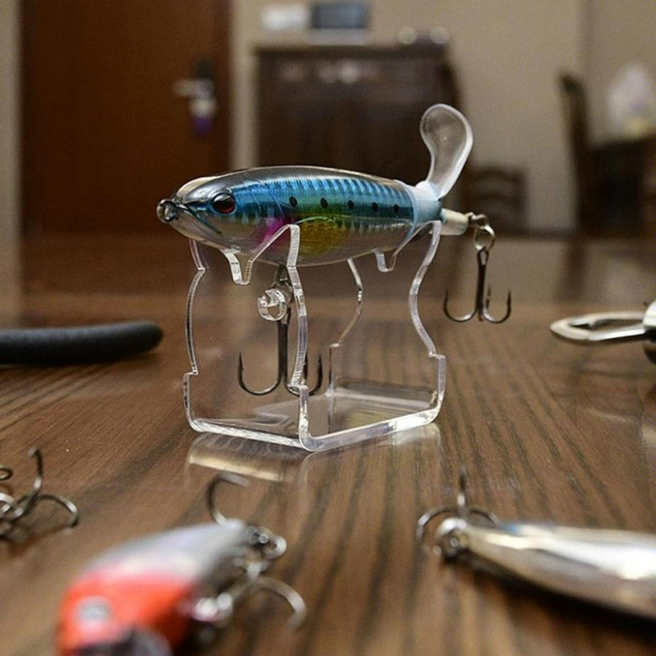 YX061 4pcs/Set Fishing Lure Display Stands, snatcher