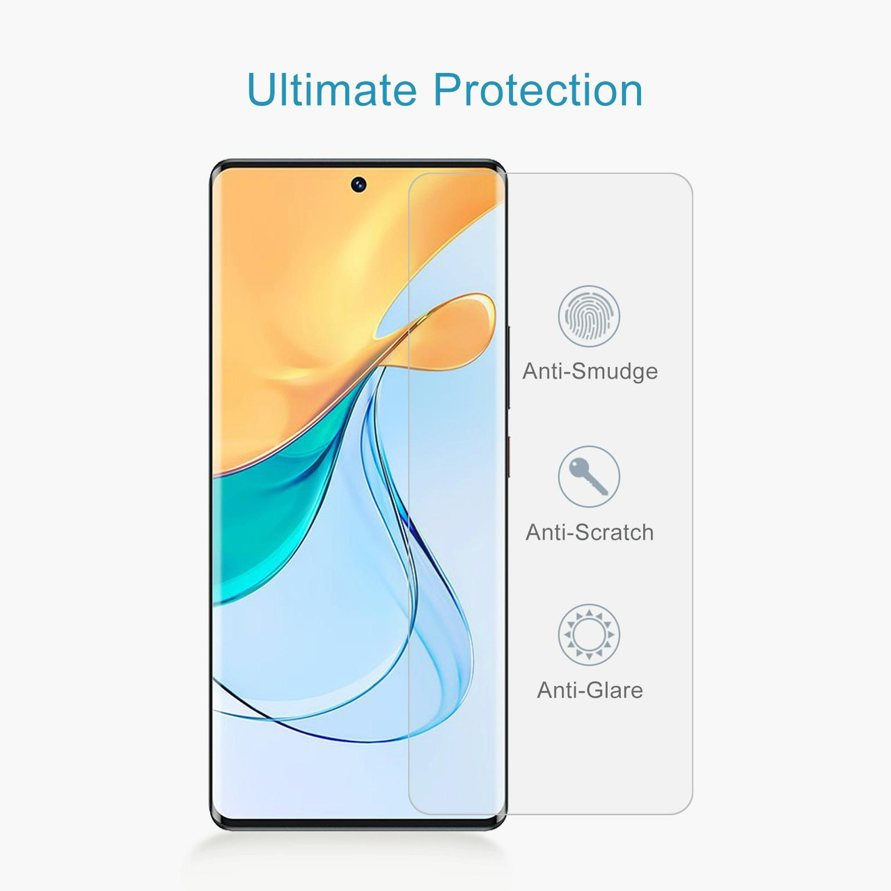 HD Tempered Glass for ZTE Blade A53 Pro A53+ Clear Screen