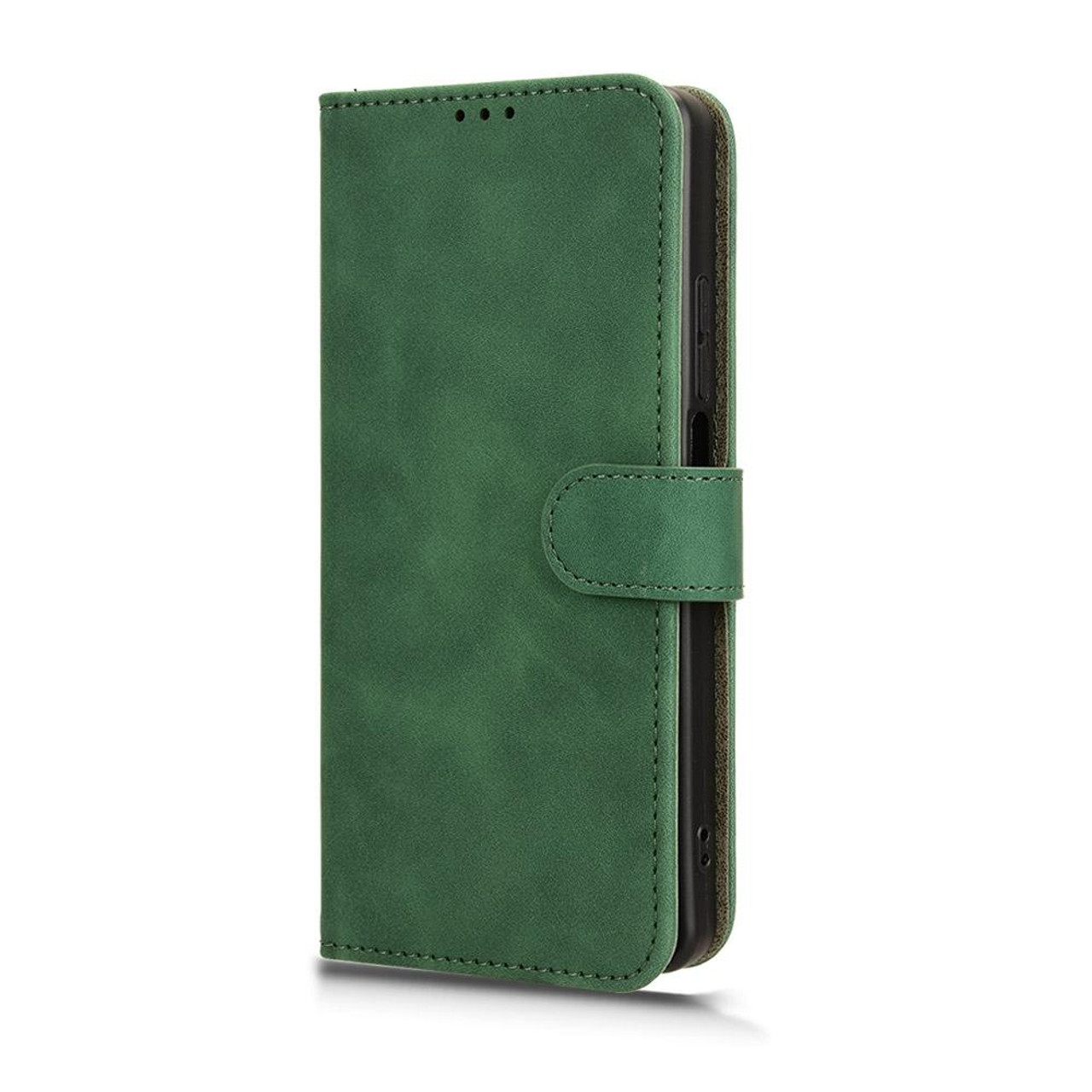 For TCL 40 NXTpaper 5G Skin Feel Magnetic Flip Leather Phone Case(Green),  snatcher