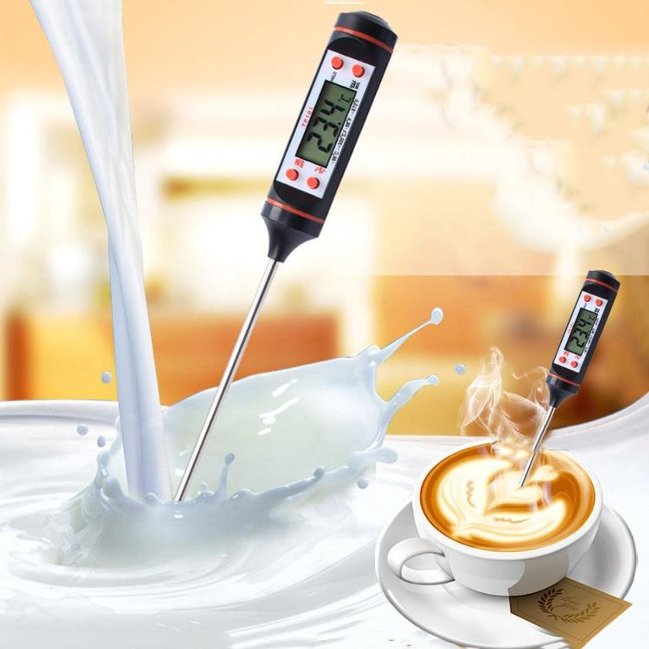 Pen Thermometer for Food and Food Probe Electronic Digital Baking Oil  Thermometer