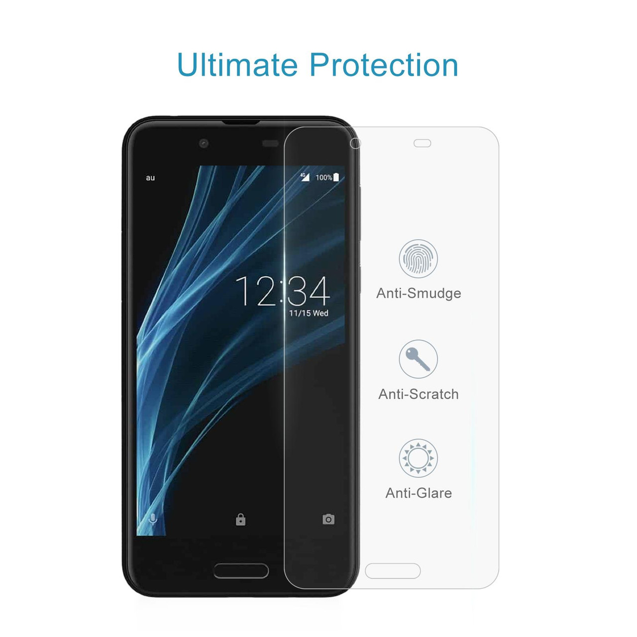 10 PCS 0.26mm 9H 2.5D Tempered Glass Film For Sharp Aquos Sense