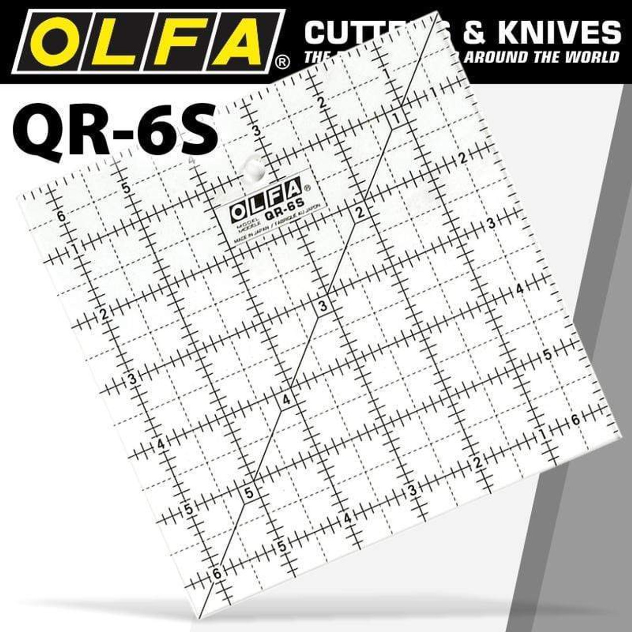 Olfa Frosted Acrylic Ruler 15cmx 60cm