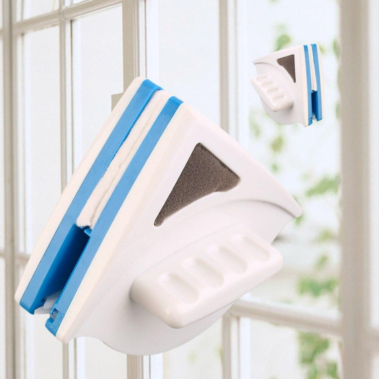 SPRING PARK Household Double-side Brush Window Squeegee Cleaning