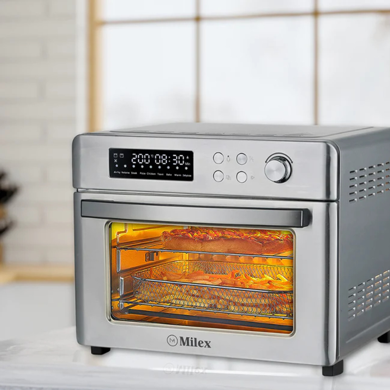 Milex™ 23 Litre Air Fryer Oven With Rotisserie