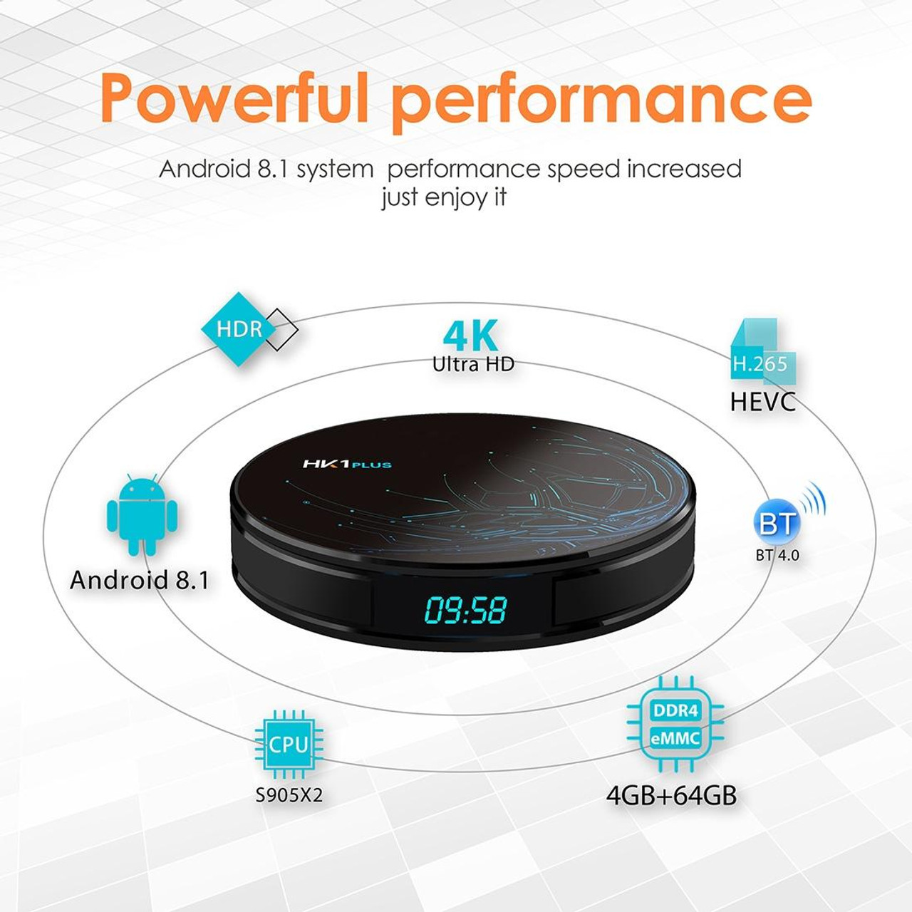 X96 Mini Streaming Multimedia Player Android 9.0 4k Tv Box With Amlogic  S905w Quad-core Chipset, 2gb Ram + 16gb Emmc, With Wifi And Lan100m(black