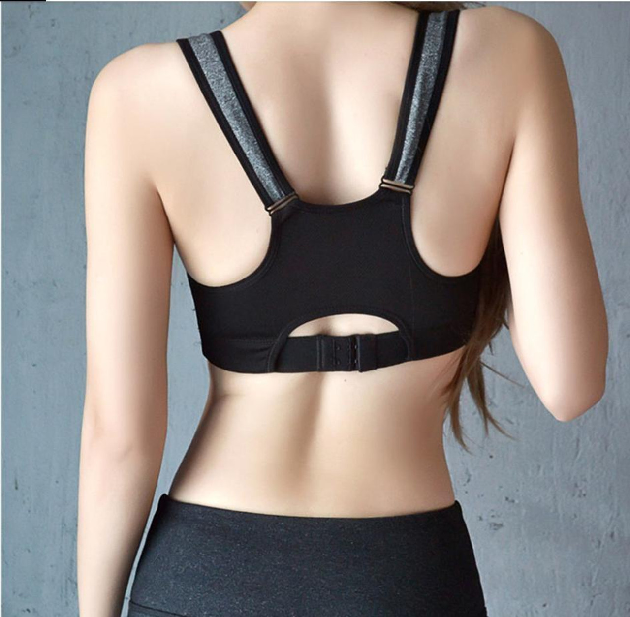 Padded Bralette for Women Straps, Shockproof Workout Fitness