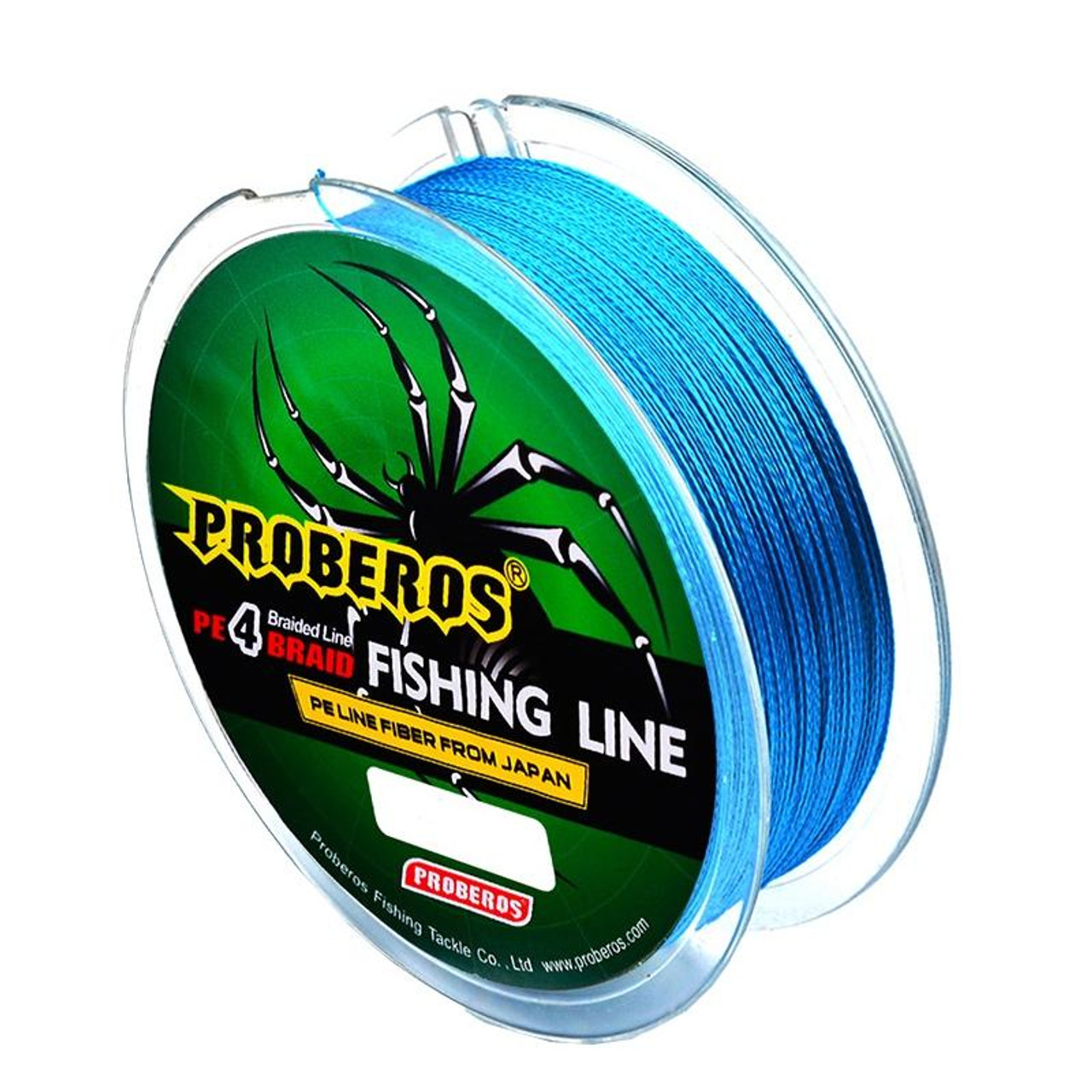 2 PCS PROBEROS 4 Edited 100M Strong Horse Fish Line, Line number: 0.6 / 8LB( Blue), snatcher