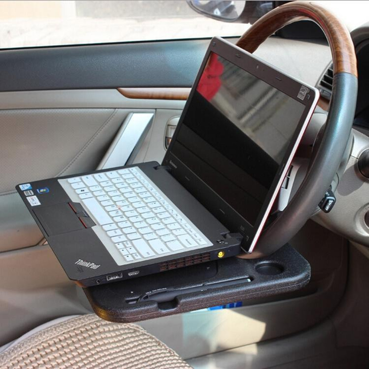 Car Table Holder Steering Wheel Car Laptop Computer Stand Eat] Table Desk  N0Y0