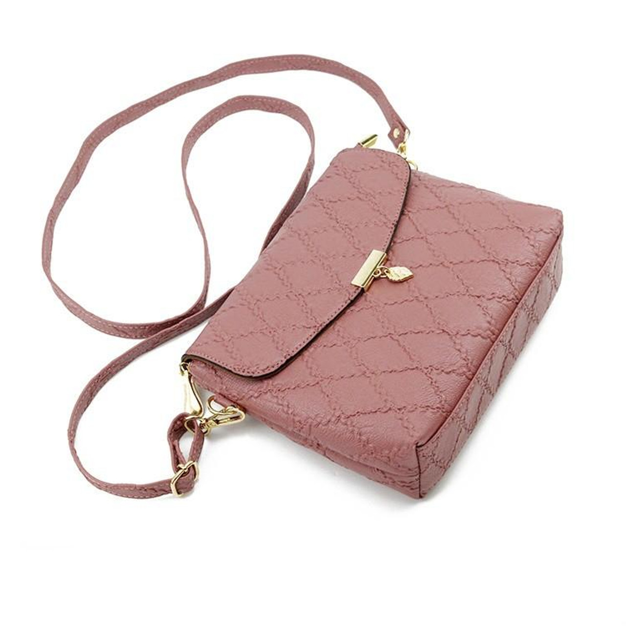 Fule Women Leather Clutch Coin Phone Bag Long Zip Purse Wallet Card Holder  Handbags - Walmart.com