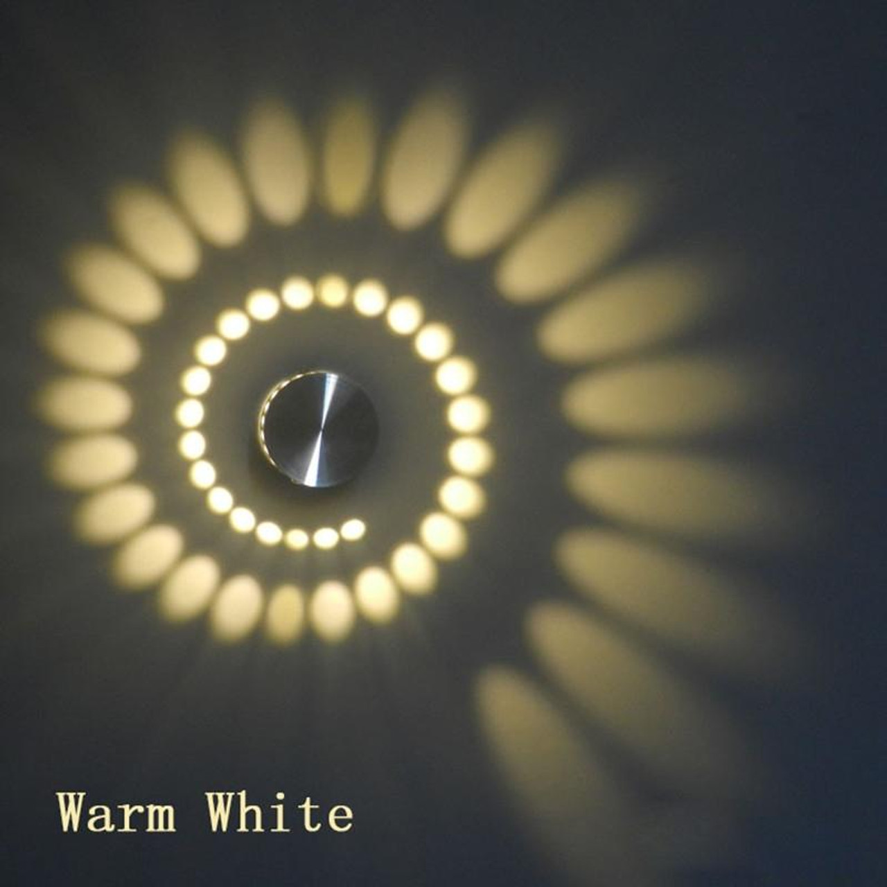 spiral wall light