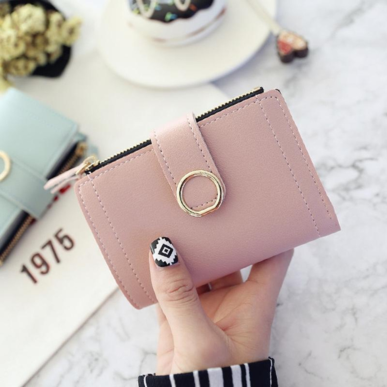 Women Wallets Small Fashion Leather Purse Ladies Card Bag For