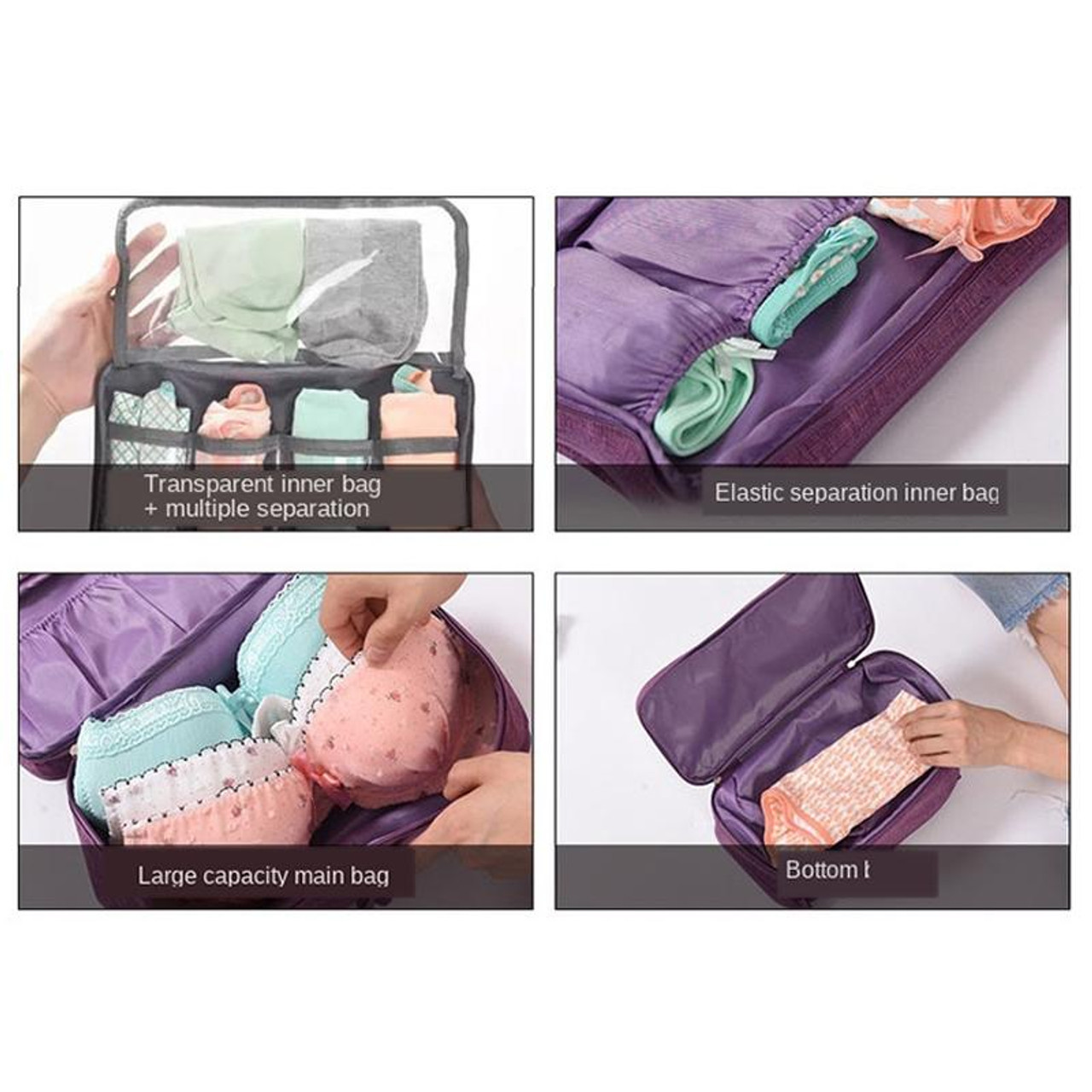 Bra Travel Case Underware Drawer Organizers Travel Storage