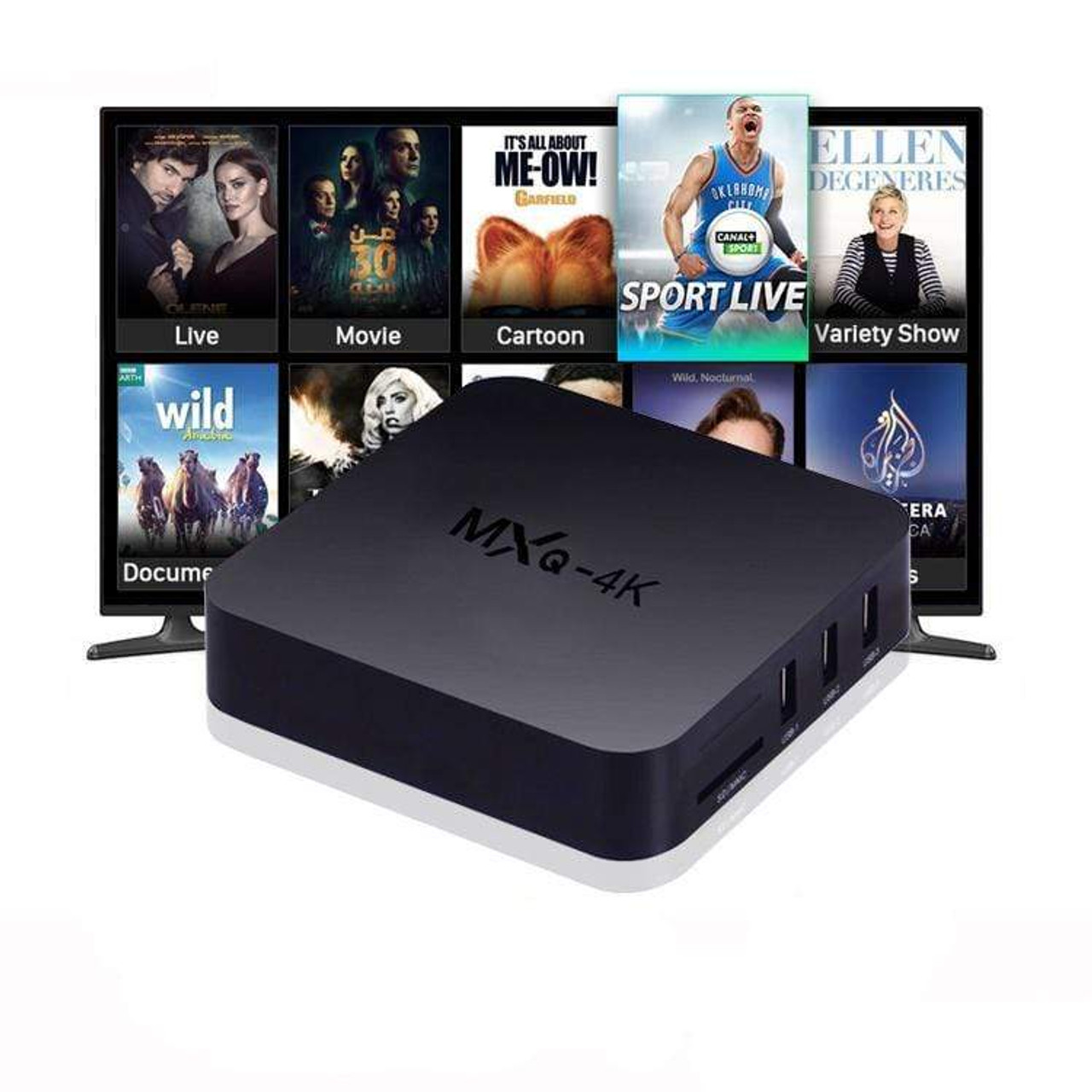 MXQ Pro 4K Smart TV Box - Snatcher