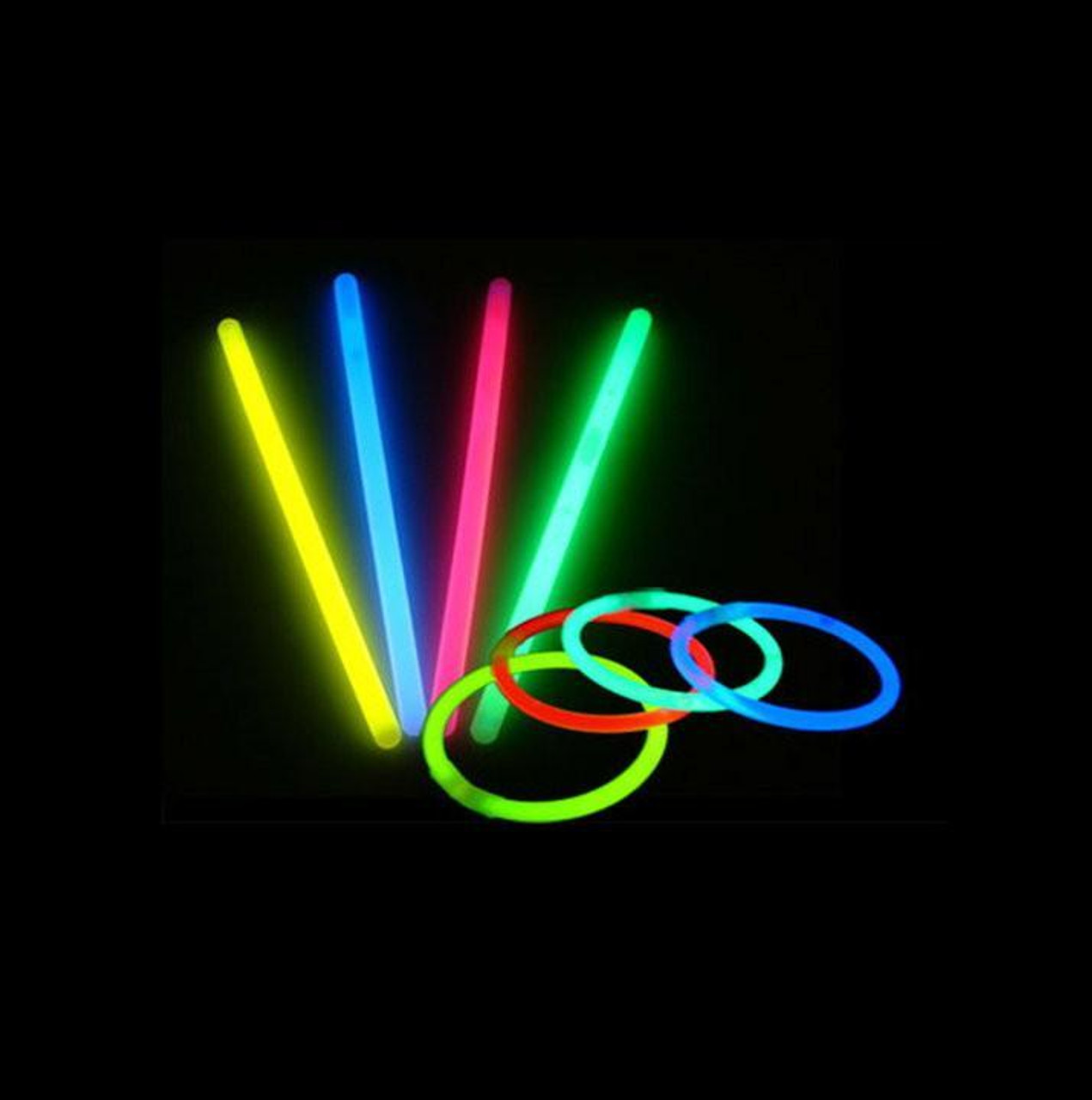 Glow Bracelets 50 Light Sticks 8in. Glows, Glows Glow! Age 8+ New | Glow  bracelets, Glow, Stick