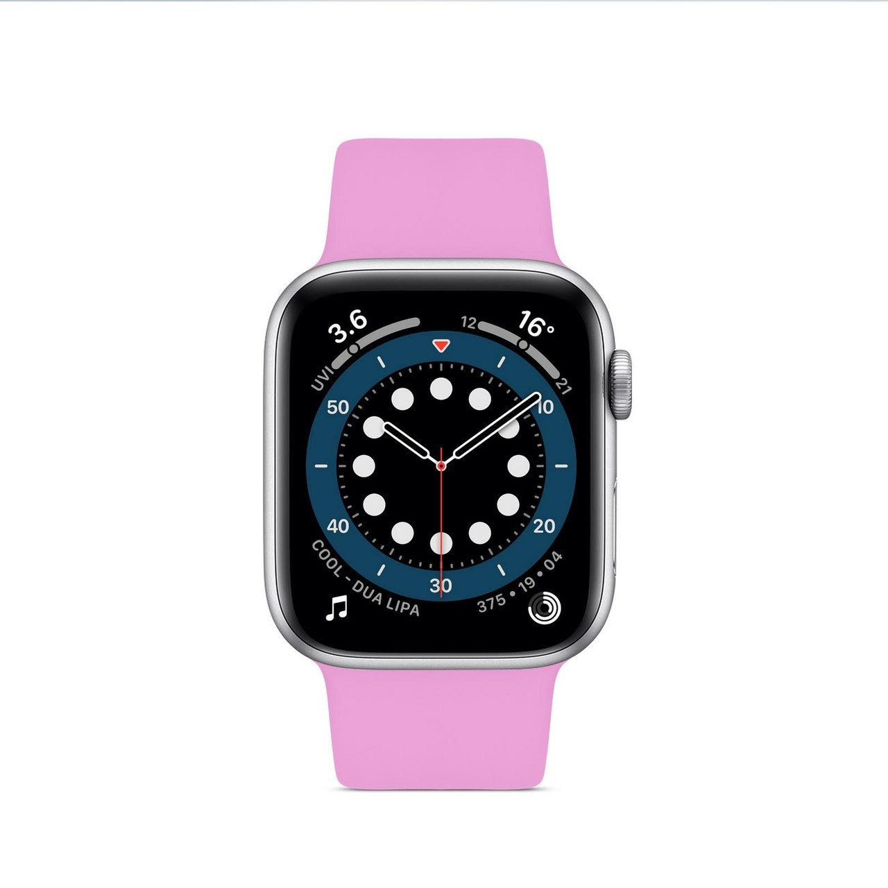 Pink apple shop watch band discoloration