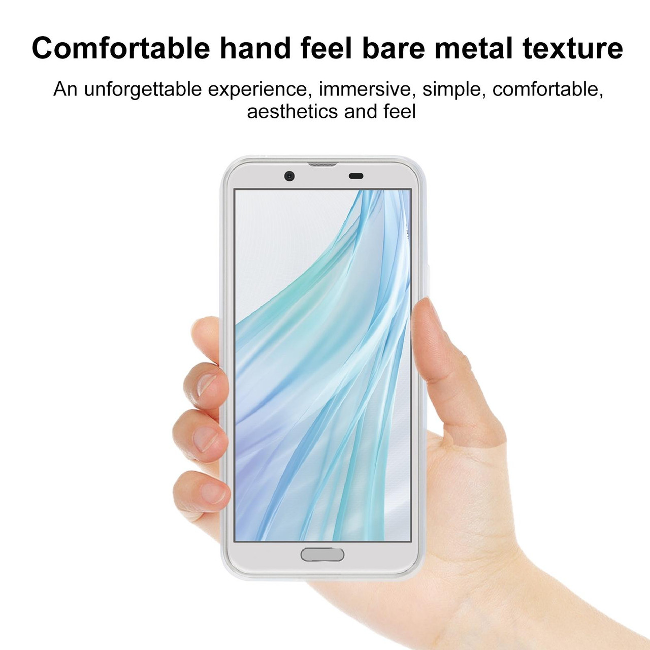 TPU Phone Case For Sharp Aquos Sense 2/SH-M08/SHV43(Transparent